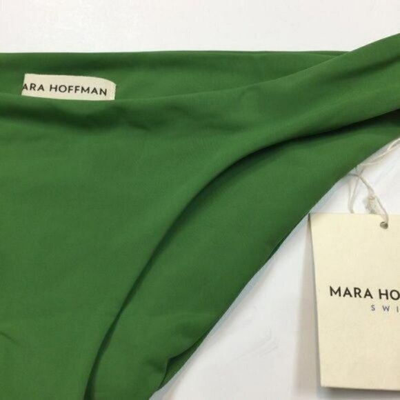 Mara Hoffman Zoa Bikini Bottoms in Savana Green - Picture 4 of 6